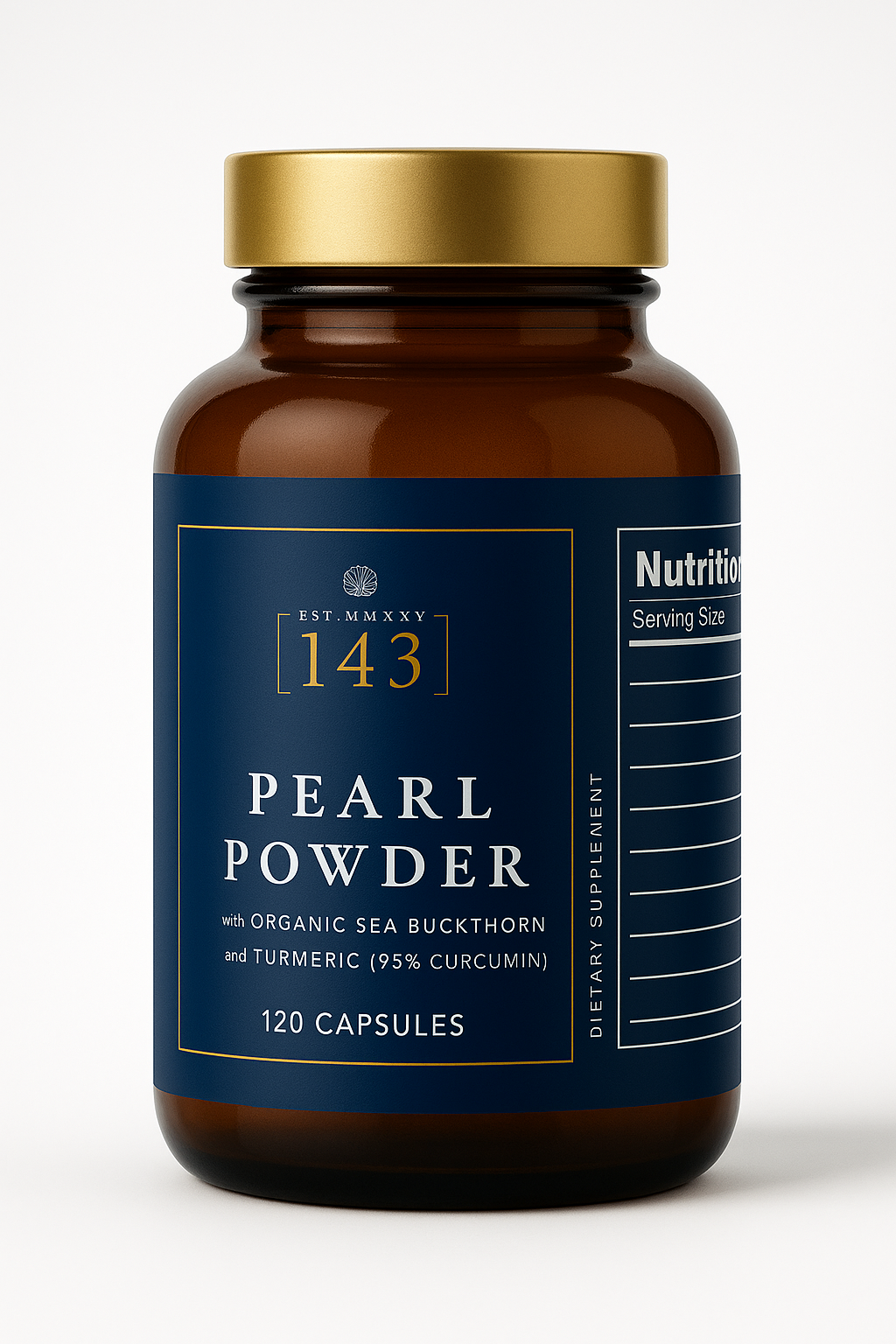 Pearl Powder (with Organic Sea Buckthorn and Organic Turmeric)